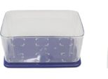 Tupperware Frigorifero Clear Mates 2,5L Blu Chiaro Contenitore A Torre Per La Freschezza + Panno Di Lavaggio