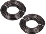 Kotarbau® Set Di 2 Bobine Di Filo Per Tagliaerba Rinforzato Da 2,4 Mm X 15 M (30 M) Per Decespugliatori Professionali