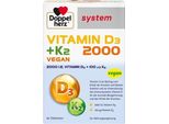 Doppio Cuore Vitamina D3 2000+K2 Sistema Compresse 60 Capsule