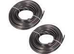 Kotarbau® Set Di 2 Bobine Di Filo Per Tagliaerba Rinforzato Da 3,0 Mm X 15 M (30 M) Per Decespugliatori Professionali