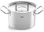 Fissler Original-Profi Collection / Casseruola In Acciaio Inox (Ø 24 Cm, 6,3L) Con Coperchio In Metallo, Scalatura Interna - Induzione