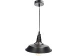 Lampada A Sospensione Tene E27 Nero Opaco EDO777175 Edo Solutions