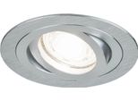 Faretto Da Incasso A Soffitto Ceri 1 Ov Silver Rotondo Taglio Argento EDO777140 Edo