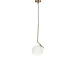 Lampada A Sospensione Plafoniera Pelota E27 Oro Bianco EDO777202 Edo