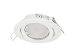 Plafoniera Da Incasso Faretto Da Incasso Daira White IP20 Rotondo Bianco EDO777298 Edo