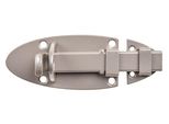 Alberts 300005 Catenaccio Duravis®, Con Maniglia Piatta, Verniciato Beige Perlato Duplex Ral 1035, Piastra 90 X 44 Mm