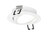 Faretto Da Incasso A Soffitto Aktyn 1 Ov White Rotondo Bianco EDO777119 Edo
