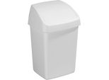 Sunware | Cestino Per Rifiuti Con Coperchio Basculante | 10L, Bianco