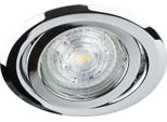Lampada Da Incasso A Soffitto Faretto Da Incasso A Soffitto Daira Chrome IP20 Tondo Cromo EDO777300 Edo
