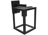 Lampada Da Giardino Applique Da Facciata Gaia S Black E27 Nero IP44 EDO777370 Edo Garden Line