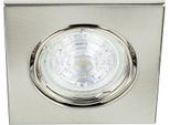 Lampada Da Incasso A Soffitto Faretto Da Incasso A Soffitto Viera Nichel IP20 Angolare Cromo EDO777306 Edo