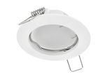 Lampada Da Incasso A Soffitto Faretto Da Incasso A Soffitto Ziva White IP20 Bianco Rotondo EDO777307 Edo