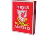 Liverpool Fc - Carte Da Gioco "This Is Anfield"" BS2471 (Taglia Unica) (Rosso)"