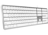 Mluxkeya Tastiera Mac Con Tastierino Numerico, 2 Porte Usb, Layout Qwerty Usa, USB-A, Alluminio