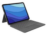 Logitech Combo Touch - Tastiera E Custodia Folio - Con Trackpad - Retroilluminata - Apple Smart Connector - Qwerty - Us International - Oxford Grey - Per Apple Ipad Pro Da 11 Pollici (1A Generazione, 2A Generazione, 3A Generazione)