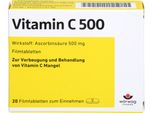 WöRwag Vitamina C 500 Compresse Rivestite Con Film Per La Carenza Di Vitamina C, 20 Compresse