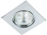 Lampada Da Incasso A Soffitto Faretto Da Incasso A Soffitto Viera Chrome IP20 Angolare Cromato EDO777305 Edo
