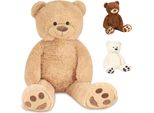 Brubaker Orsetto Xxl Alto 100 Cm - Peluche Di Peluche, Beige