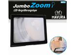 Jumbozoom Lente D'ingrandimento A Spalla Xxl Lettura Lente D'ingrandimento Stand Lente D'ingrandimento Tavolo Lente D'ingrandimento Luce Aiuto Lettura Pieghevole