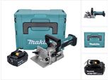 Makita Dpj 180 F1J 18 V Scanalatrice A Batteria 18 V 100 Mm + 1X Batteria 3,0 Ah + Makpac - Senza Caricabatteria