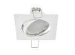 Lampada Da Incasso A Soffitto Faretto Da Incasso A Soffitto Paril Bianco IP20 Angolare EDO777319 Edo
