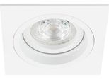 Lampada Da Incasso A Soffitto Faretto Da Incasso A Soffitto Tulid Sq Bianco IP20 Angolare Bianco EDO777327 Edo