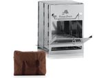 Barbecue Pieghevole In Acciaio Inox Campfeuer | 22 X 20,5 X 27 Cm | Barbecue Pieghevole Da Campeggio All'aperto