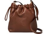 Fossil Borsa A Tracolla Gigi Drawstring Crossbody Brown Marrone