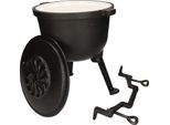Kotarbau® Bollitore In Ghisa 4 L Smaltato Bollitore Solido Per Caminetti Con Coperchio A Tenuta Stagna