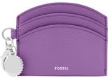 Fossil Portacarte Polly Card Case Bright Purple Porpora