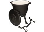 Kotarbau® Bollitore In Ghisa 7 L Smaltato Bollitore Solido Per Caminetti Con Coperchio A Tenuta Stagna