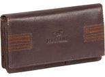 Mustang Pelle Portafoglio Asti Leather Wallet Side Opening Dark Brown Marrone