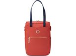 Delsey Paris Borsa A Tracolla Zaino Per Il Tempo Libero Con Scomparto Per Laptop Securstyle Tote 14L Terracotta Arancione