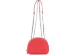 Lacoste Pelle Borsa A Tracolla Borsa A Tracolla Croco Crew Crossover Bag Pompier Rosso