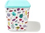 Tupperware Cubix 1,8 L Bianco Menta "Copacabana-Feeling"" Contenitore Di Stoccaggio + Tergicristallo Per Lavastoviglie"