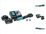 Avvitatore A Cricchetto A Batteria Makita Dwr 180 Rt 18 V 47,5 Nm 1/4" 3/8"" + 2X Batteria Ricaricabile 5,0 Ah + Caricabatterie"