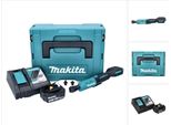 Makita Dwr 180 RF1J Avvitatore A Cricchetto A Batteria 18 V 47,5 Nm 1/4" 3/8"" + 1X Batteria Ricaricabile 3,0 Ah + Caricatore + Makpac"