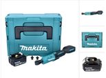 Makita Dwr 180 G1J Avvitatore A Cricchetto A Batteria 18 V 47,5 Nm 1/4" 3/8"" + 1X Batteria Ricaricabile 6,0 Ah + Makpac - Senza Caricabatterie"