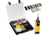 Einfeben Kit Di Riparazione Per Piastrelle Parquet Laminato Kit Di Riparazione A Cera Da 17 Pezzi Per Superfici In Piastrelle Superfici In Legno