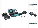 Avvitatore A Cricchetto A Batteria Makita Dwr 180 Rf 18 V 47,5 Nm 1/4" 3/8"" + 2X Batteria Ricaricabile 3,0 Ah + Caricabatterie"