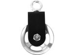Carrucola Da 88 Mm Con Staffa A U | Carrucola | Carrucola A Fune [Ruotabile A 360°] Per Attrezzi Fitness | Carrucola Con Cuscinetto Universale Per Palestra, Macchina A Cavo | Carrucola Con Cuscinetto A Sfera Per Cavo D'acciaio [Ø 5-6 Mm]