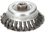 Kotarbau® Spazzola A Tazza 120 Mm Con Filo Annodato M14 Per Smerigliatrici Angolari