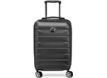 Delsey Paris Carrello Air Armour 4DR Expandable Cabin Trolley 55 Black Nero