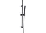 Set Doccia Di Design Con Asta Doccia Nera