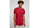 Urban Classics - Shaped Long Turnup Tee Rosso Mattone - L