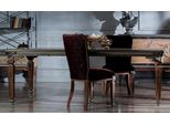 Casa Padrino Tavolo Da Pranzo Barocco Beige / Argento - Sontuoso Tavolo Da Pranzo In Legno Massiccio In Stile Barocco - Mobili Da Sala Da Pranzo Barocchi