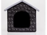 Cuscino Per Cani Cuccia Per Cani Letto Per Animali Domestici Letto Per Gatti - Standard - 38 X 38 X 32 Cm [Taglia: R1] - Nero Con Cani