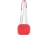 Lacoste Pelle Borsa A Tracolla Borsa A Tracolla Croco Crew Crossover Bag Pompier Rosso