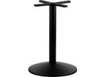 Base Per Tavolo In Metallo SH-4003-7, Per Ufficio, Hotel, Ristorante, Diametro 53,5 Cm, Altezza 72 Cm, Nero