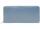 Esquire Pelle Portafoglio Viktoria Zip Around Wallet Dove Blue Celeste